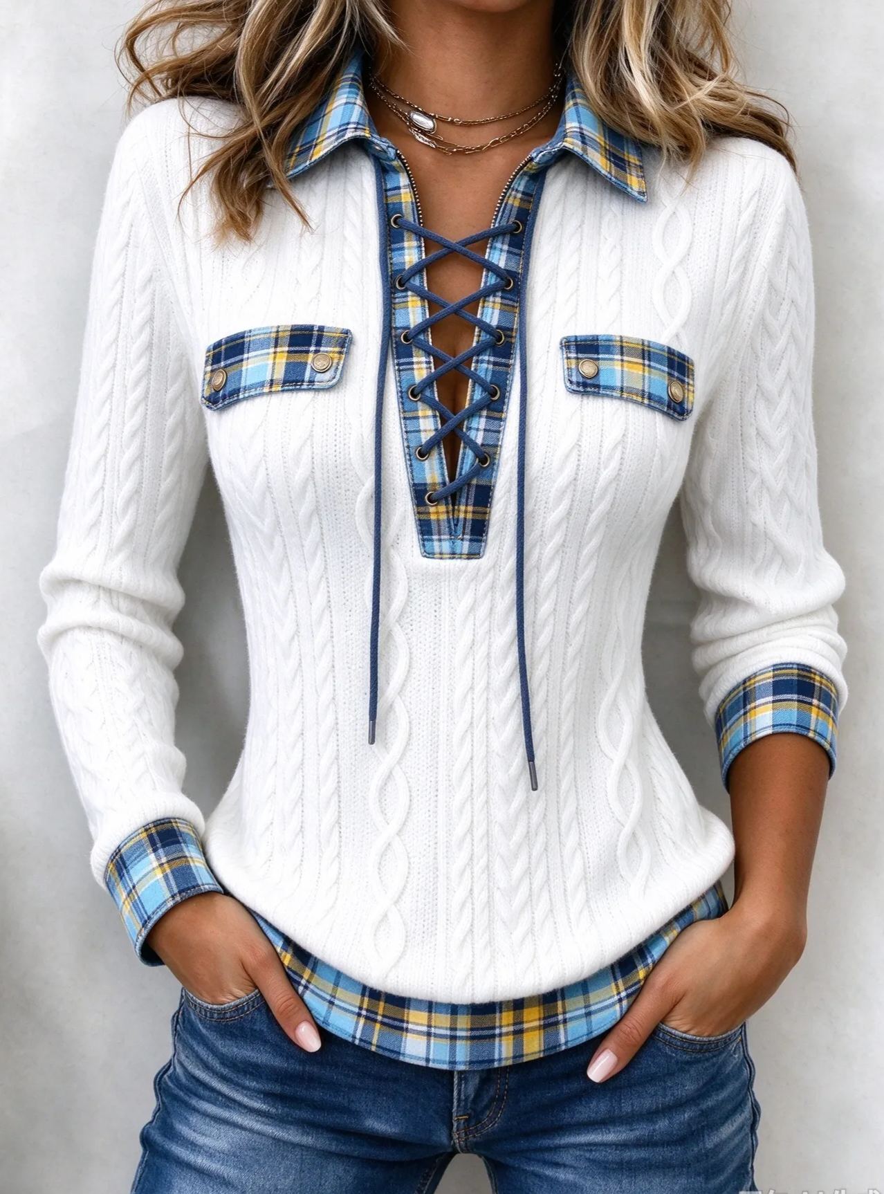 Women's Color-Block Casual Sweatshirt 💕