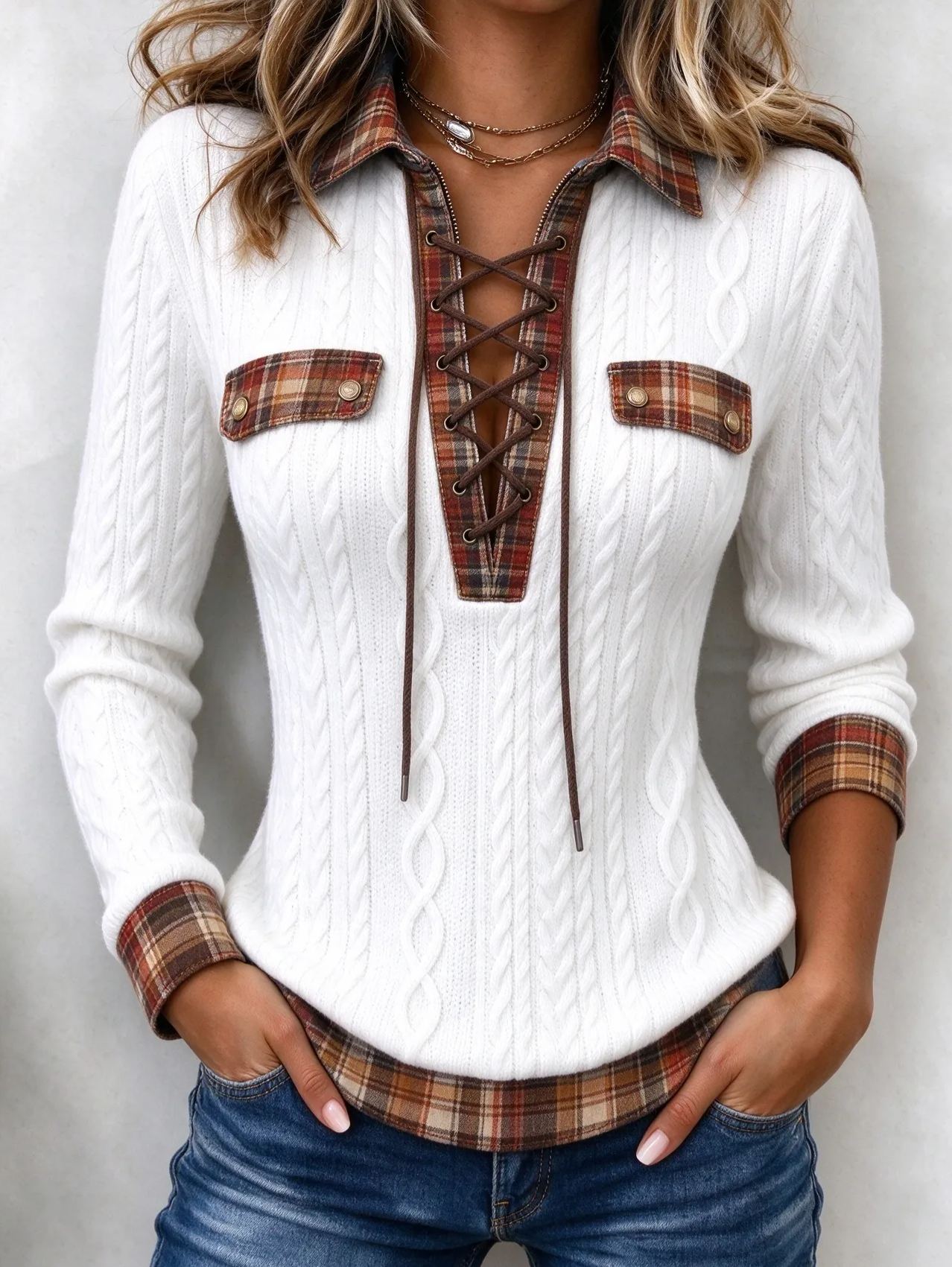 Women's Color-Block Casual Sweatshirt 💕