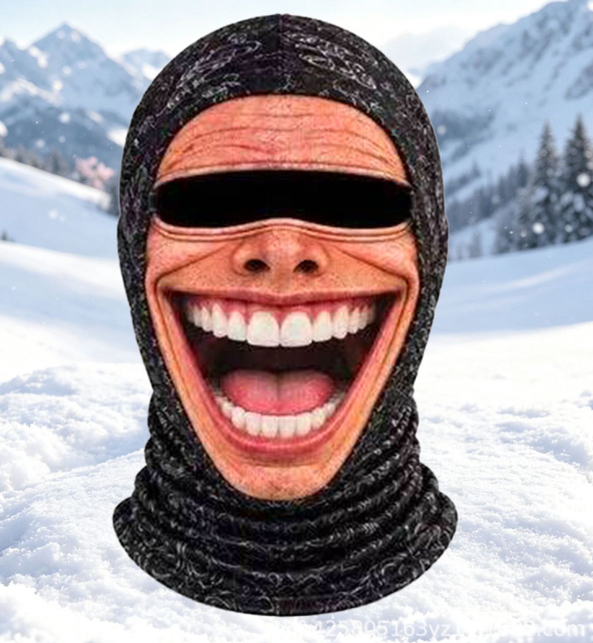 Men's Outdoor Warm Balaclava with Funny Expressions