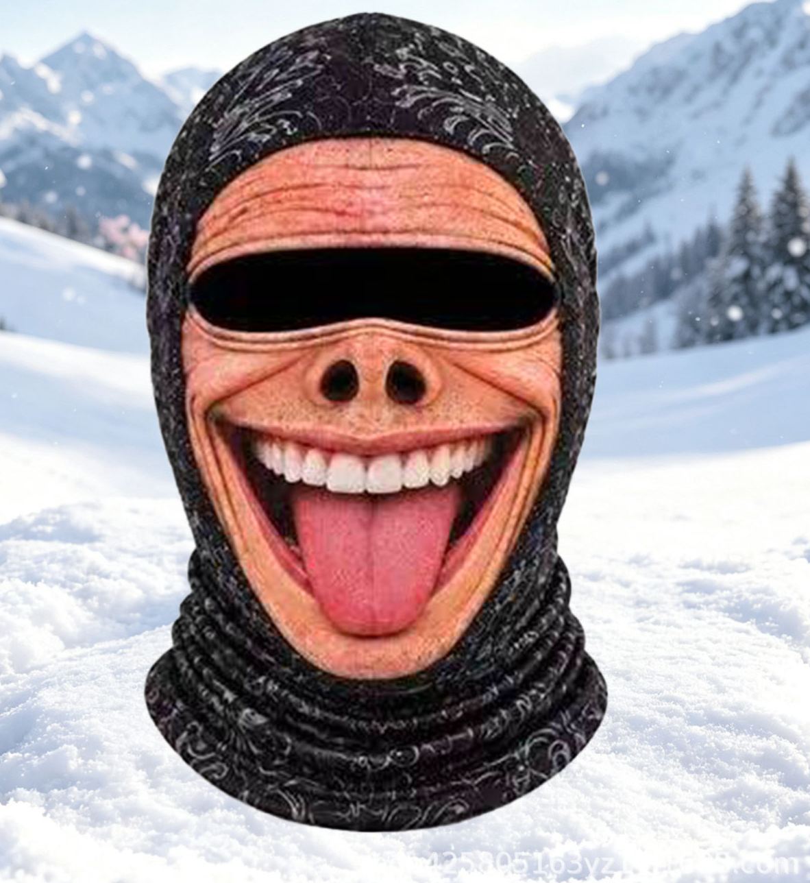 Men's Outdoor Warm Balaclava with Funny Expressions