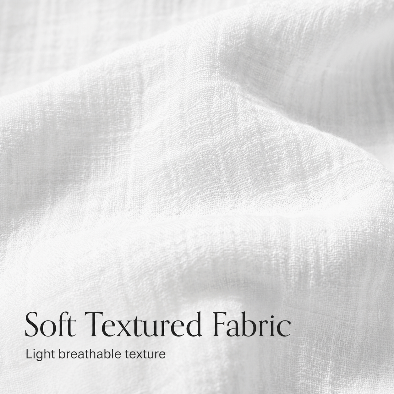 Soft textured fabric closeup