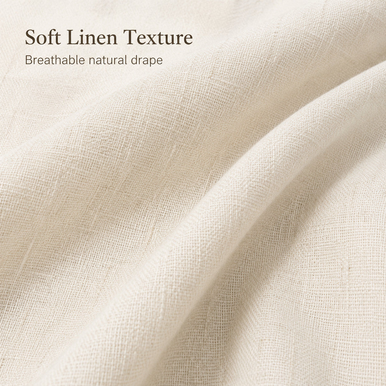 Linen-like woven fabric texture detail