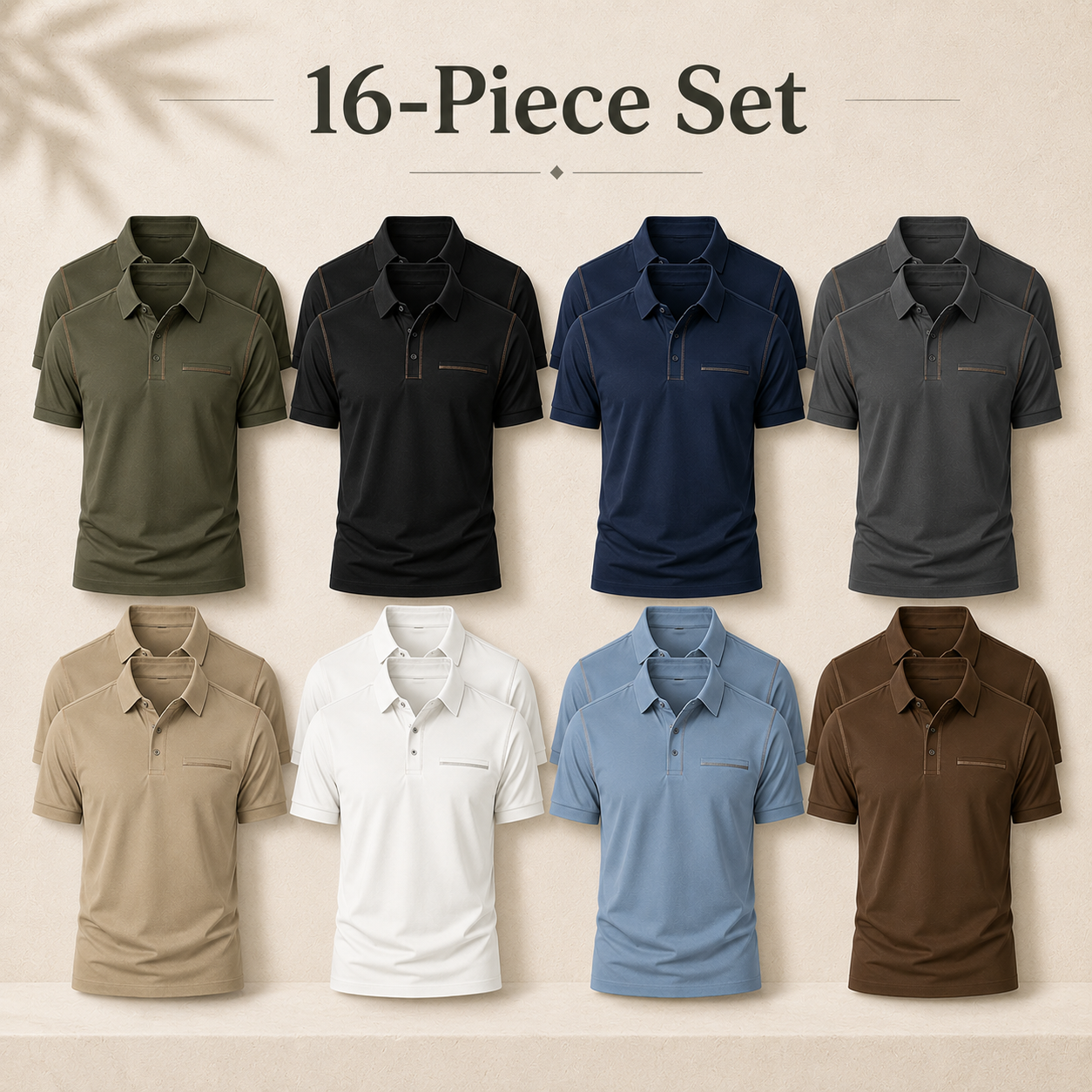 Men's polo shirt Mixed 16-Pack package image