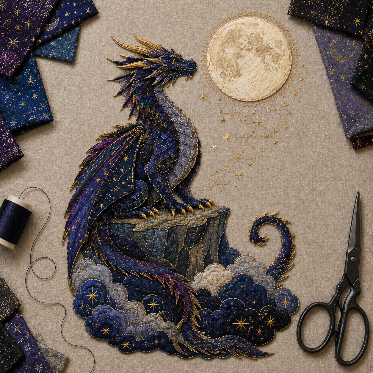 Legendary Creatures DIY Patchwork Art Kit🔥50% Off Last Day🔥