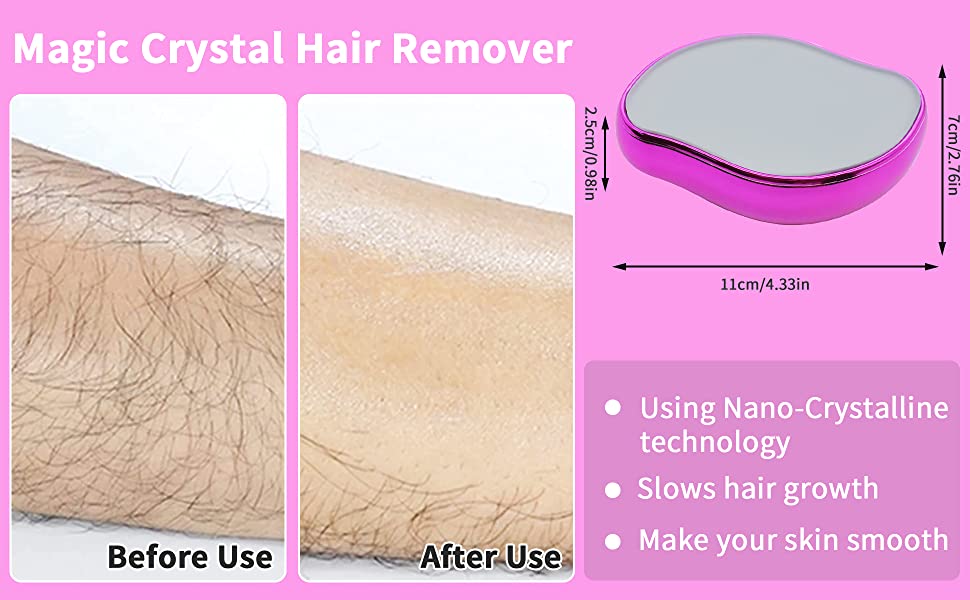 Crystal Hair Eraser Removal for Men and Women