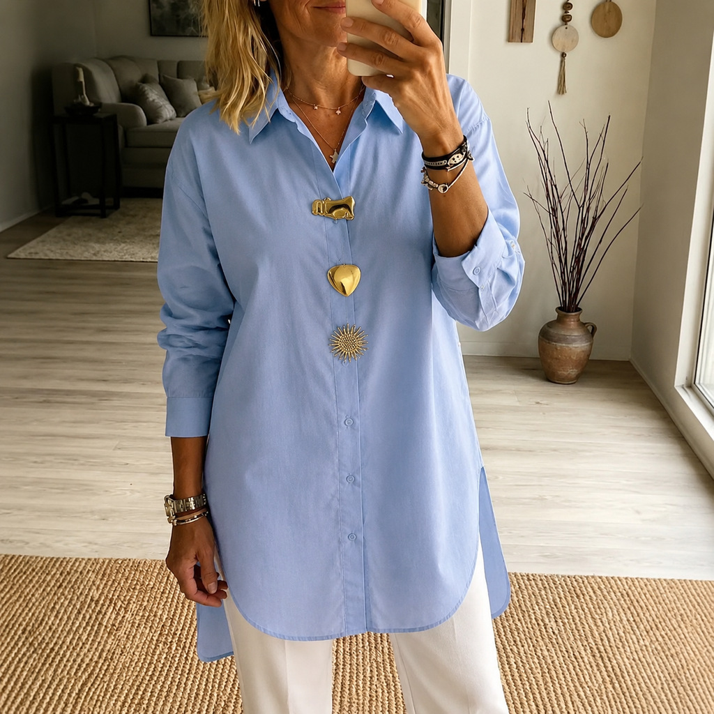 Women’s Relaxed Button-Down Shirt