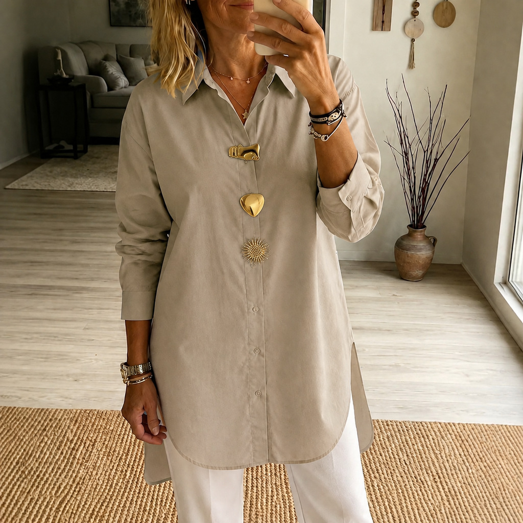 Women’s Relaxed Button-Down Shirt