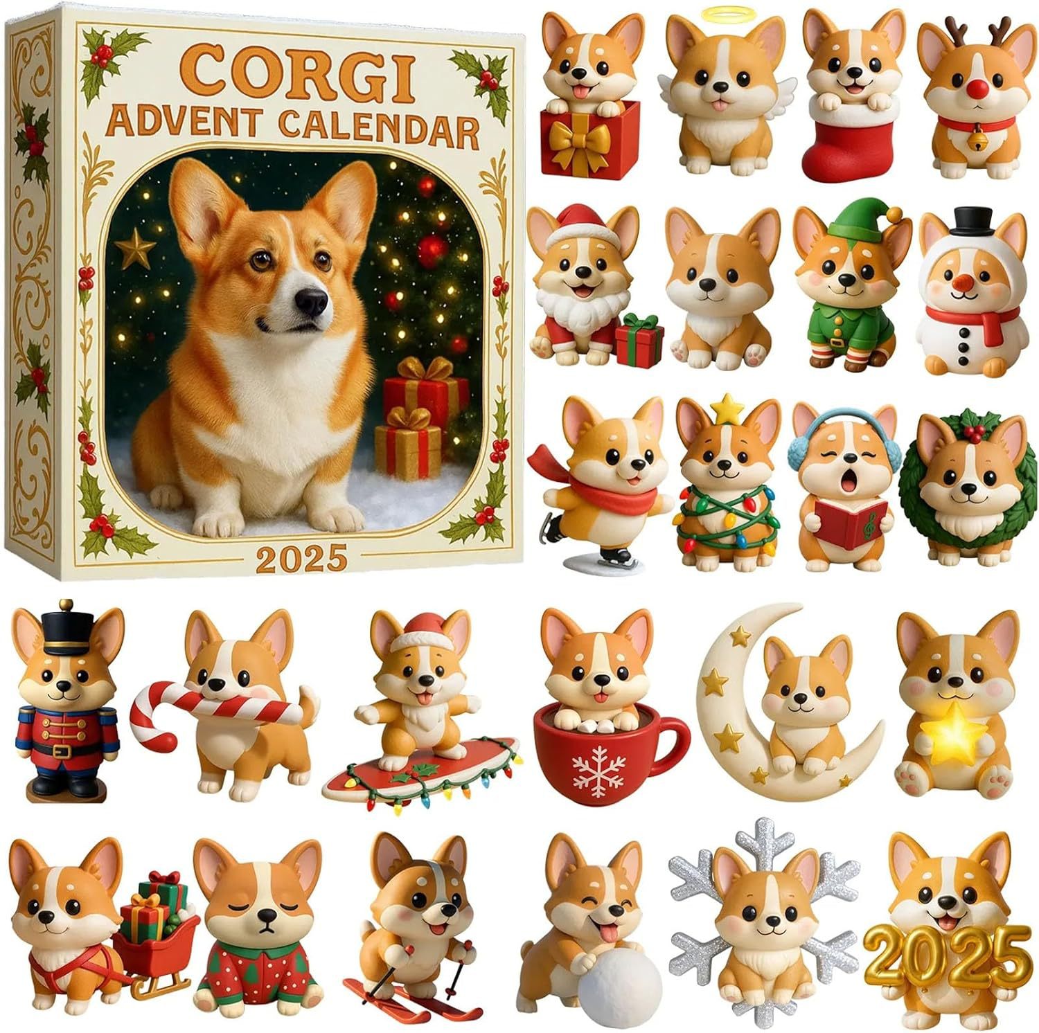 Fun cat lover countdown calendar with exciting toys