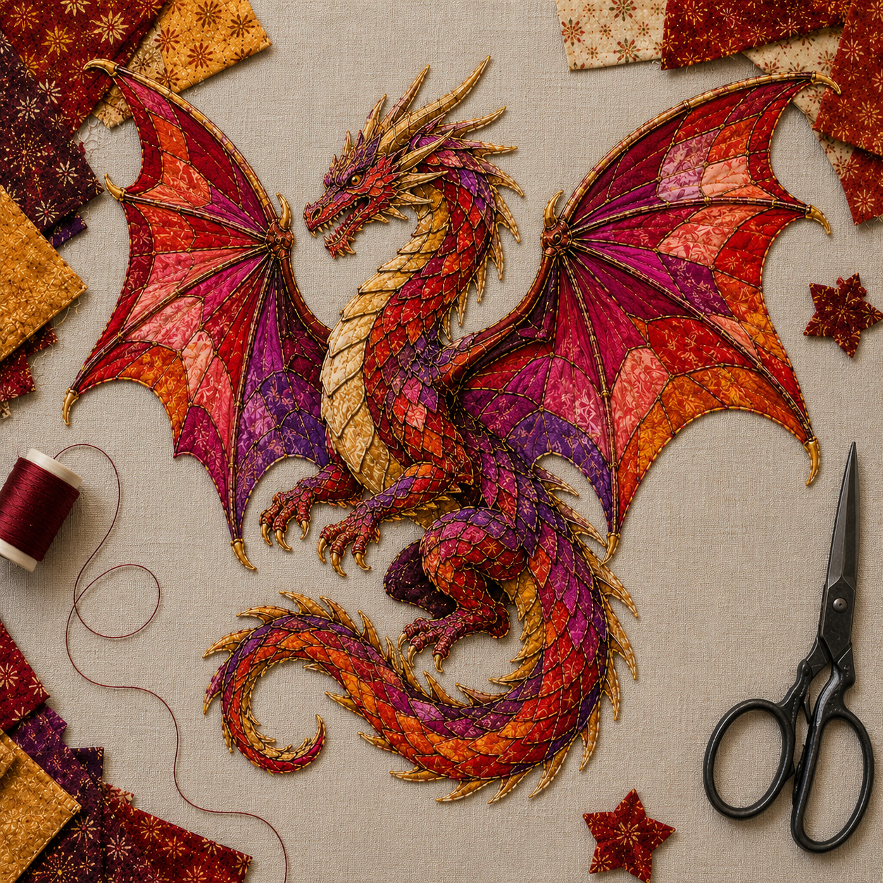 Legendary Creatures DIY Patchwork Art Kit🔥50% Off Last Day🔥