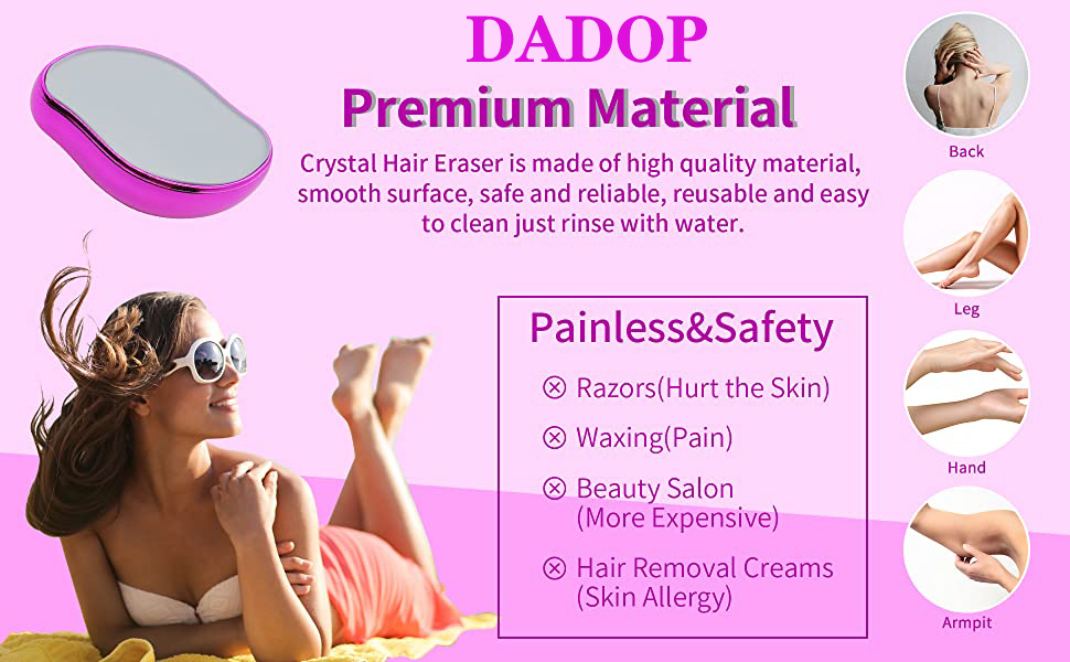 Crystal Hair Eraser Removal for Men and Women