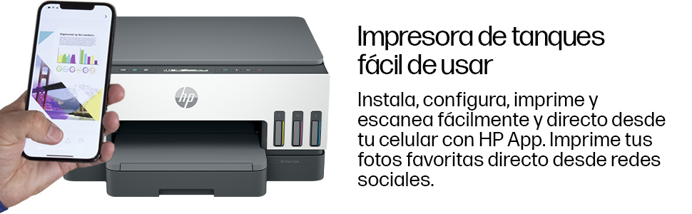 impresora, impresora smart tank, impresora tanque de tinta, impresora hp, impresora tinta continua