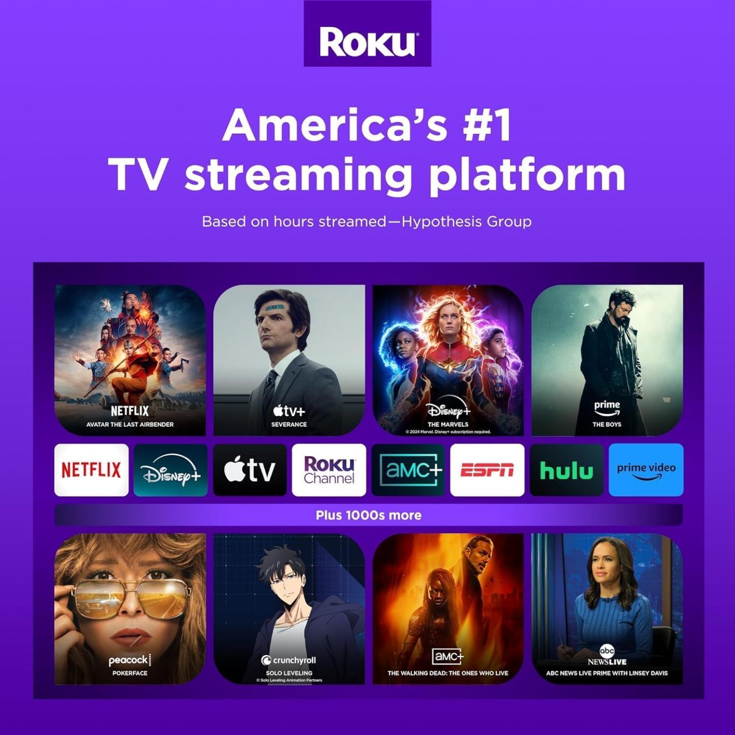 Roku Smart TV 2025 - Serie Selecta de 40 Pulgadas, TV Full HD de 1080p - RokuTV con Control Remoto de Voz - Televisión LED de visualización Plana con Wi-Fi para transmitir Noticias Locales en Vivo