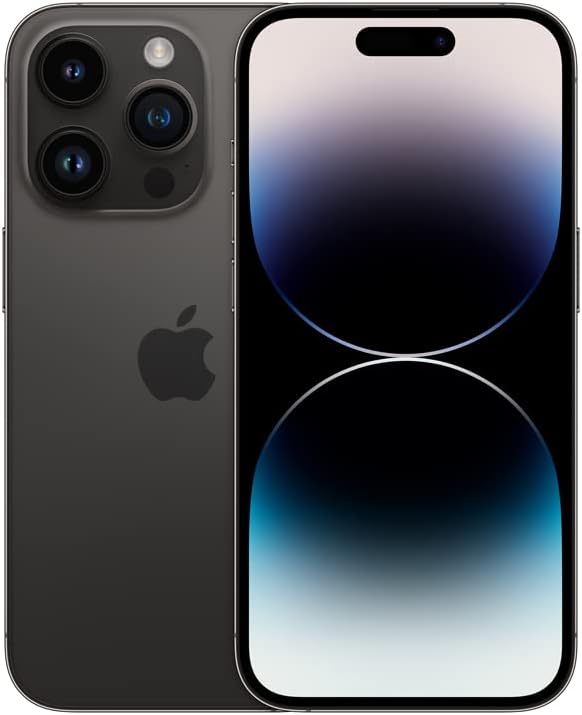 Apple iPhone 14 Pro, 256GB, Negro Espacial (Reacondicionado)