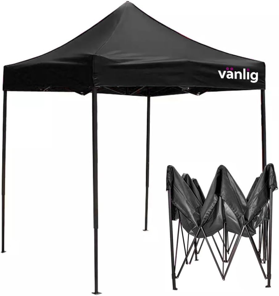 VANLIG | Carpa Toldo Plegable 2x2m | Impermeable, para Uso Temporal y