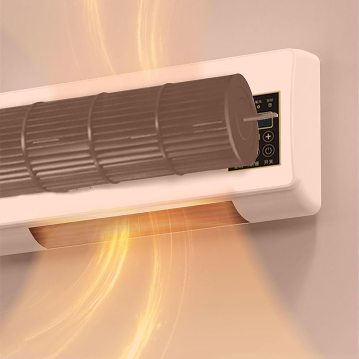Aire Acondicionado Calentador Doméstico Calentador Montado en la Pared Móvil Ventilador Pared del Baño