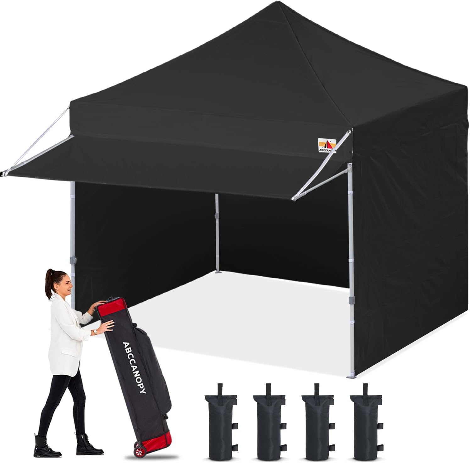 ABCCANOPY Kingkong-Series - Juego de Dosel instantáneo Comercial de 10 x 10 pies (Incluye Bolsa de Transporte de 30 Colores), Azul (Sky Blue)