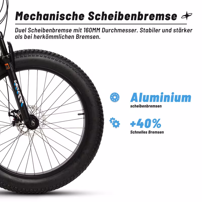 bicicleta de montaña, fat bike, neumático   de 26 pulgadas 4.0 mtb, transmisión shimano de 21 velocidades,   de disco mecánicos,   de  , ideal para uso   en montañas,   o  , etc Detalles del producto 3