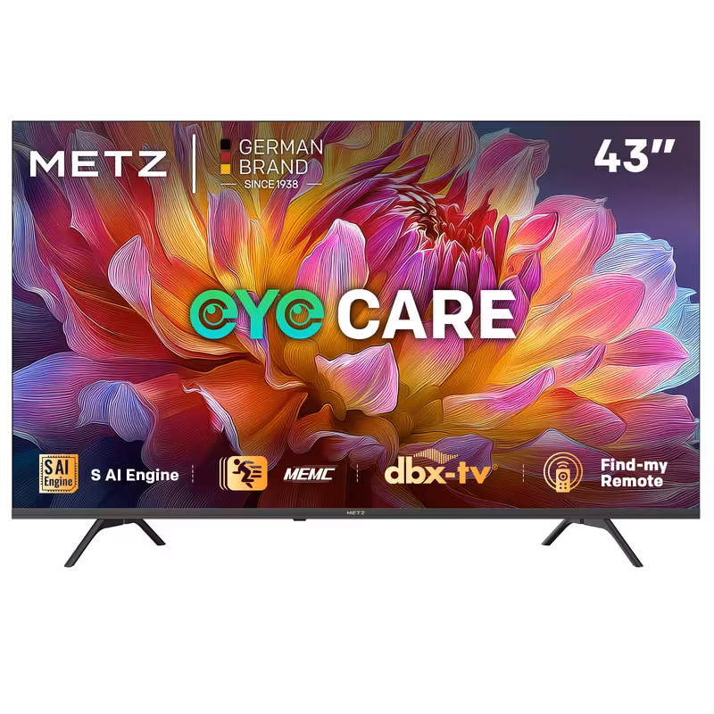    : 43muf7000z tv inteligente ultra hd 4k de 43,   de   de 120hz, hdr10, bluetooth, control de voz google tv,   5.0, audio  ,  , diseño sin   en plata Detalles del producto 0