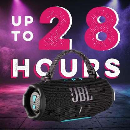 JBL Charge 6 Altavoz Bluetooth portátil (negro) | IP68 impermeable, a prueba de polvo y DropProof, audio inalámbrico para exteriores | 28 horas de reproducción + paquete de estuche de viaje