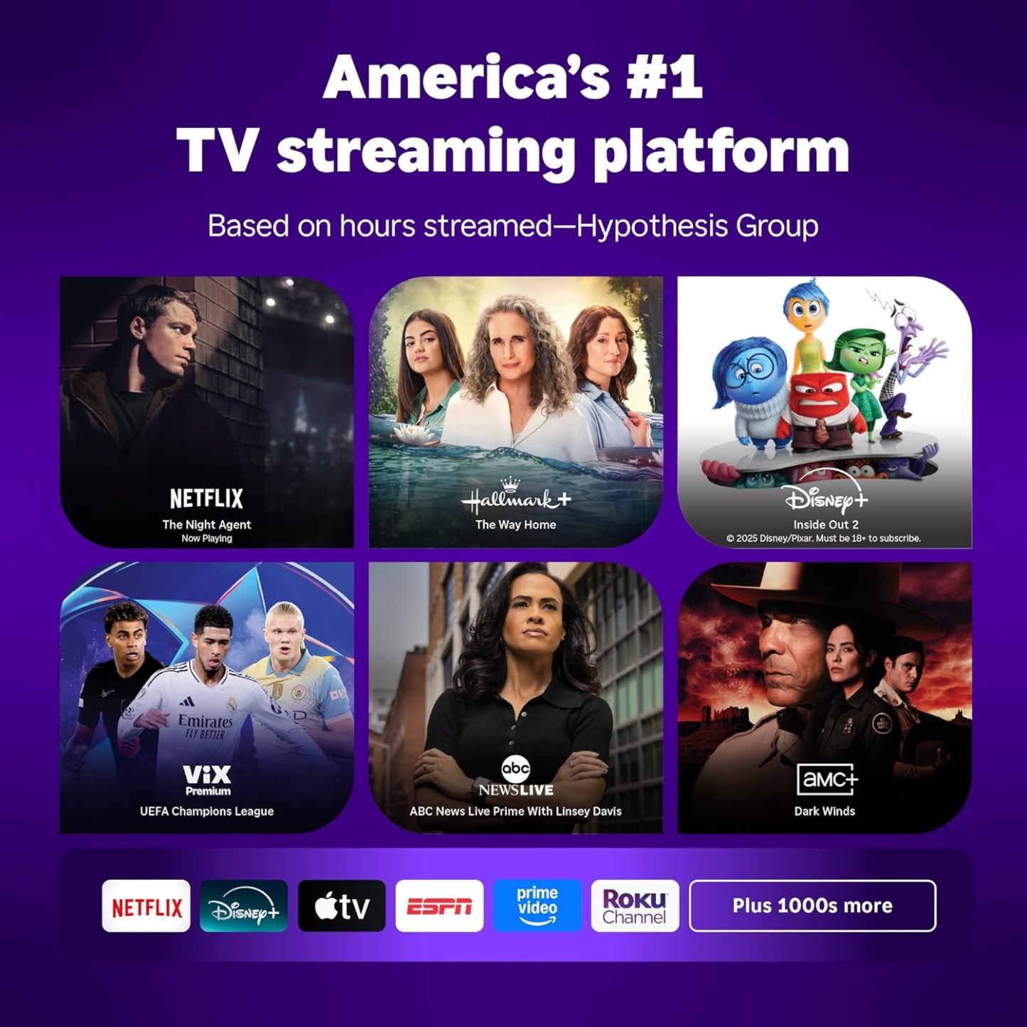 Roku Smart TV 2025 - Serie Selecta de 40 Pulgadas, TV Full HD de 1080p - RokuTV con Control Remoto de Voz - Televisión LED de visualización Plana con Wi-Fi para transmitir Noticias Locales en Vivo
