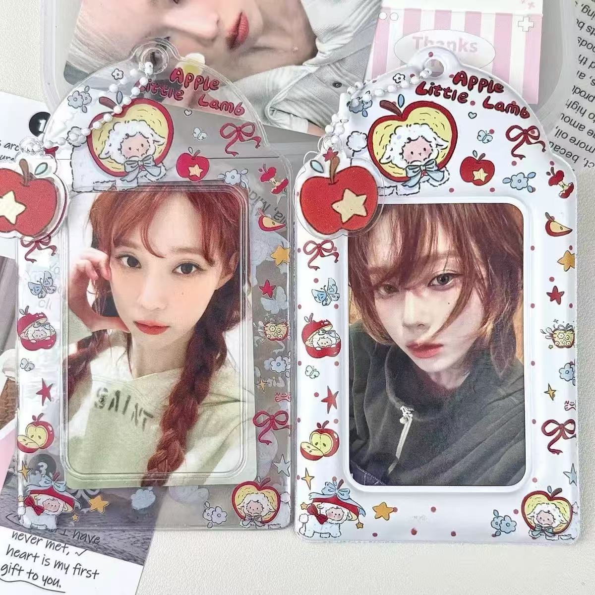 Premium Soft Plush Photocard Holder, Vibrant Design
