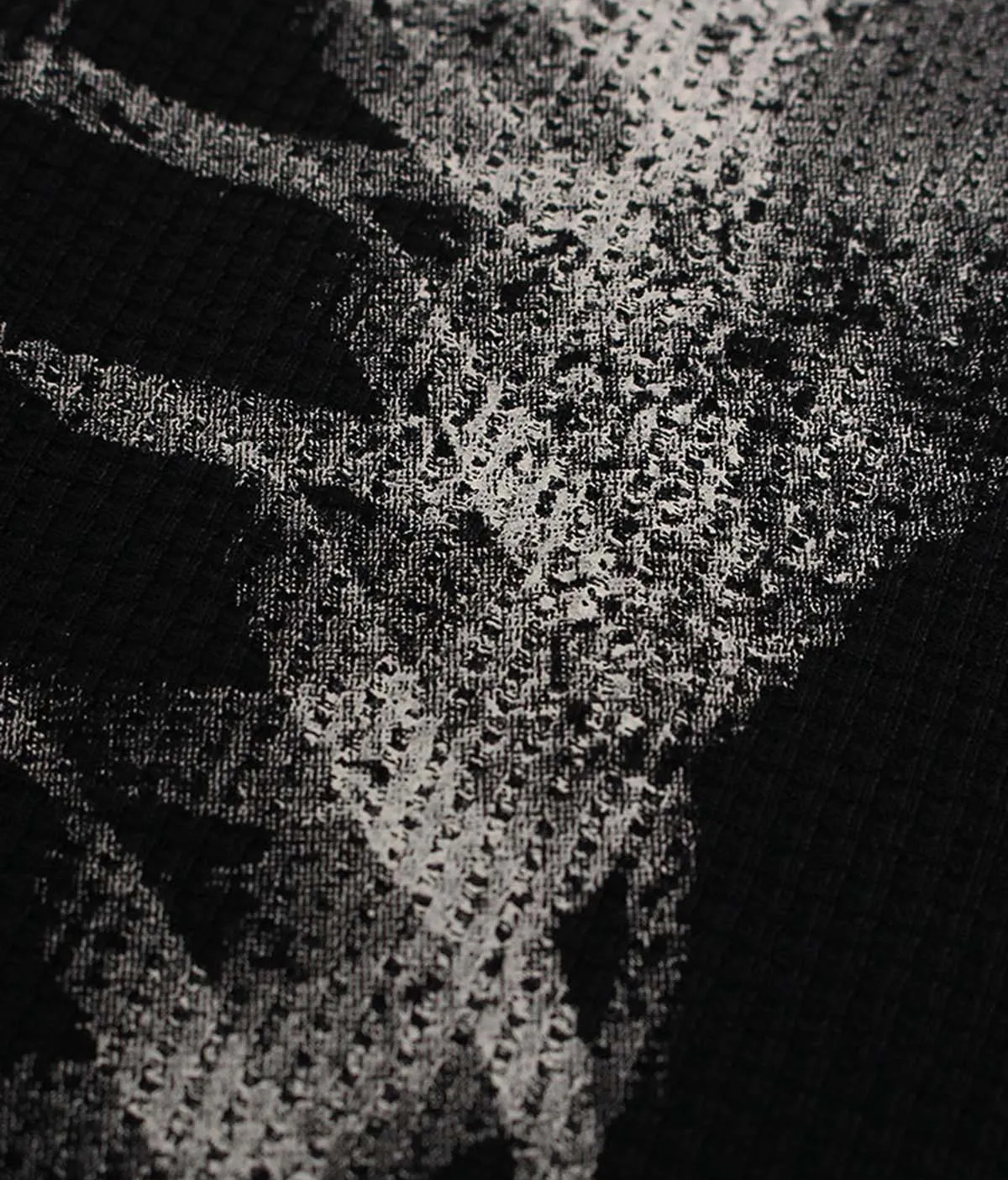Skeleton Graphic Waffle Sweatshirt 