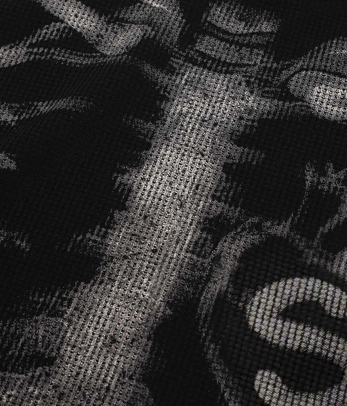 Skeleton Graphic Waffle Sweatshirt 