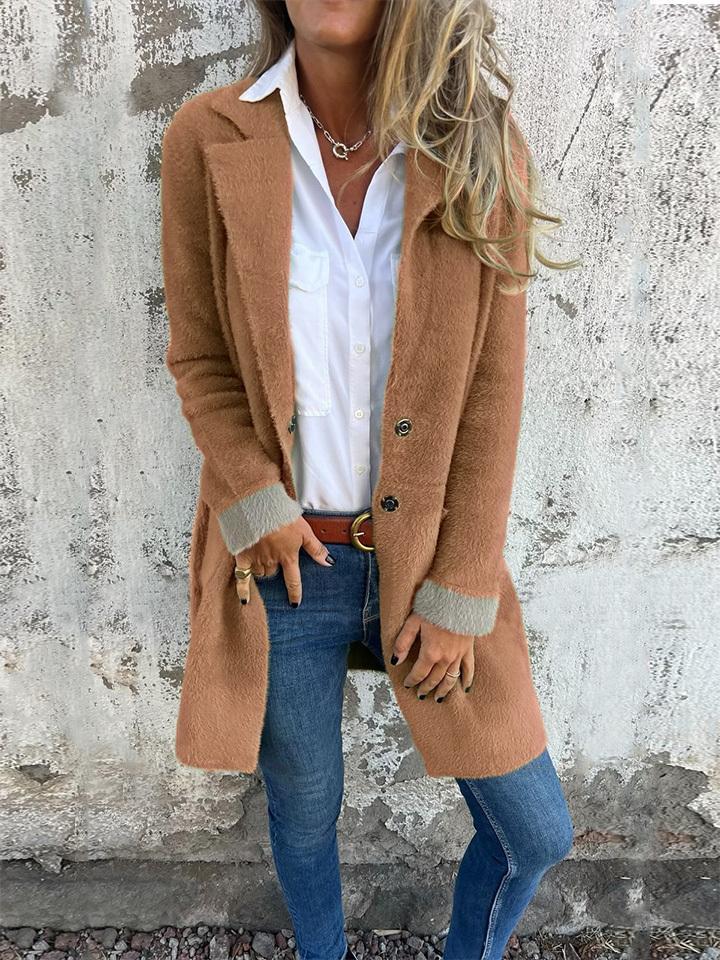 Valeria | Long Faux Fur Coat