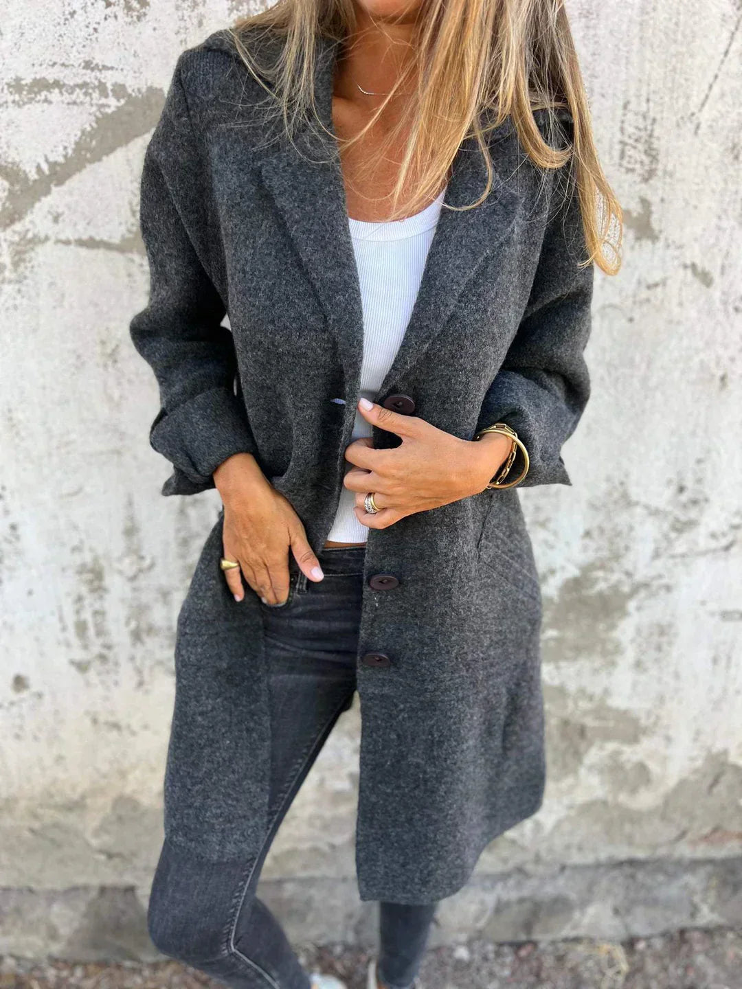 BUY 2 FREE SHIPPING| Knitted parka