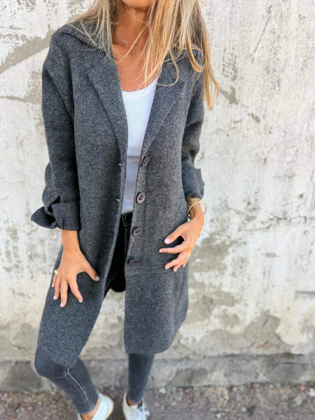 BUY 2 FREE SHIPPING| Knitted parka