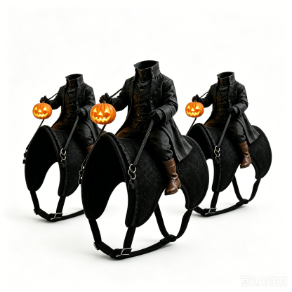 The Headless Horseman Rider Pet Costume