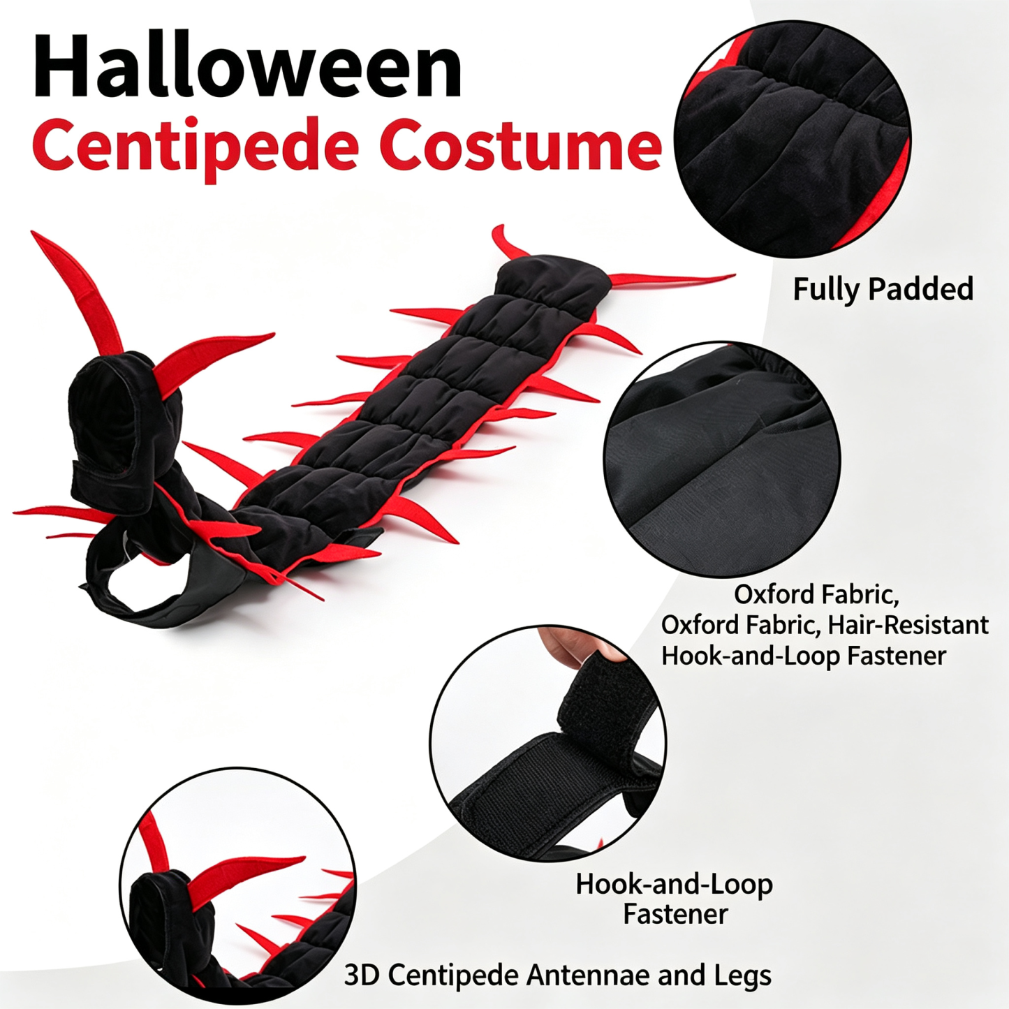 🎃Viral Halloween Alert! The Ultimate Centipede Pet Costume