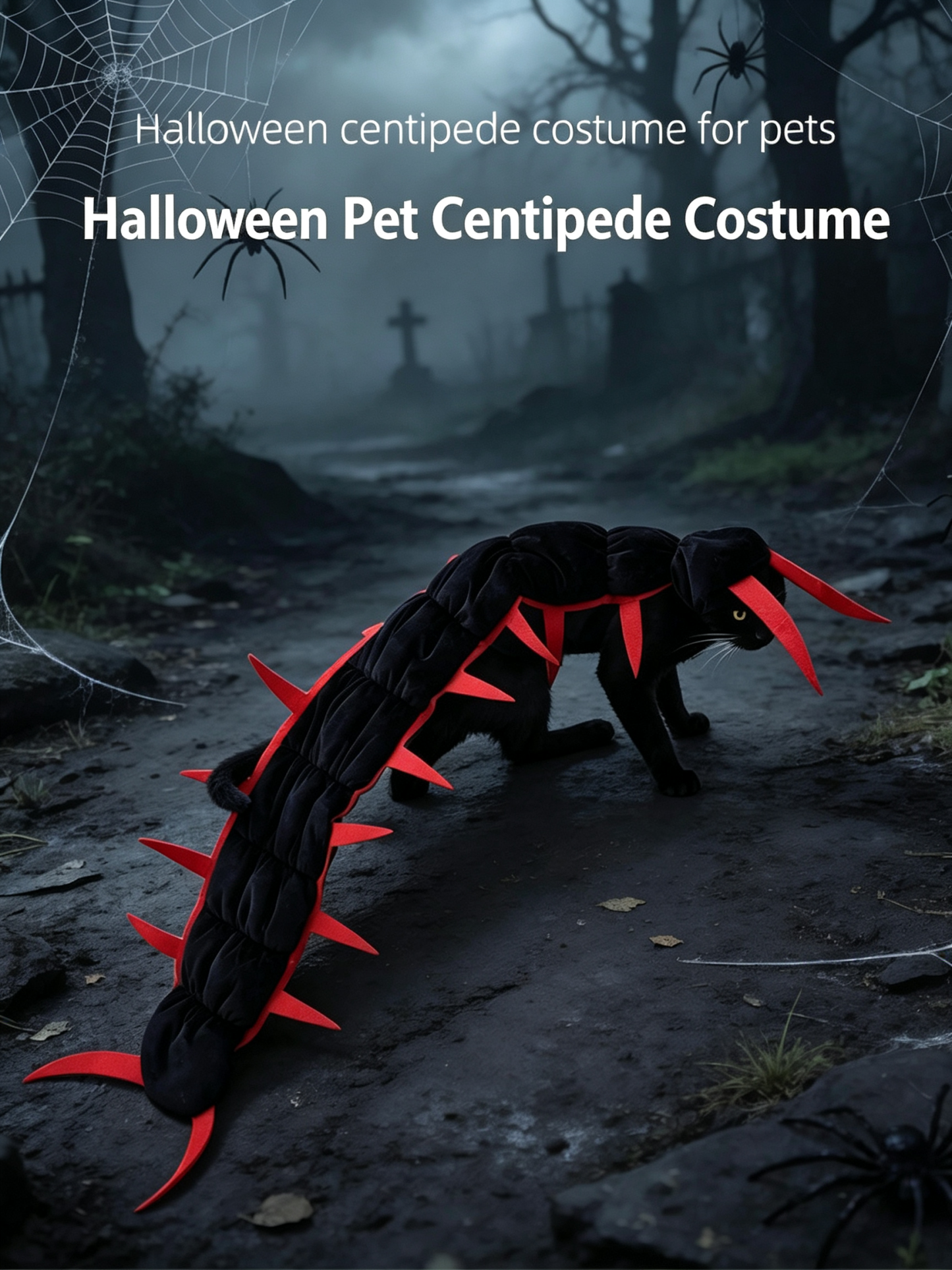 🎃Viral Halloween Alert! The Ultimate Centipede Pet Costume