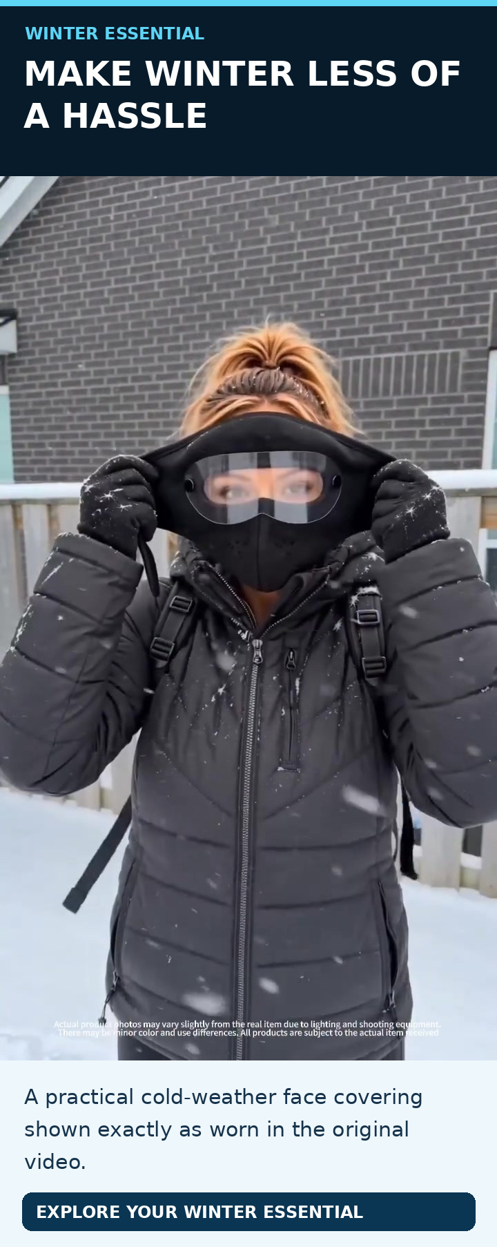 Original product video: WINTER ESSENTIAL