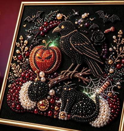 Buy 2 FREE SHIPPING & Extra 10% OFF✈ - DIY Dark Halloween Diamond Painting Kit