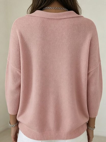 Women's Sweater Pullover Elegant Fashion Streetwear Solid Color Ribbed Cowl Knitted Long Sleeve Regular Tops