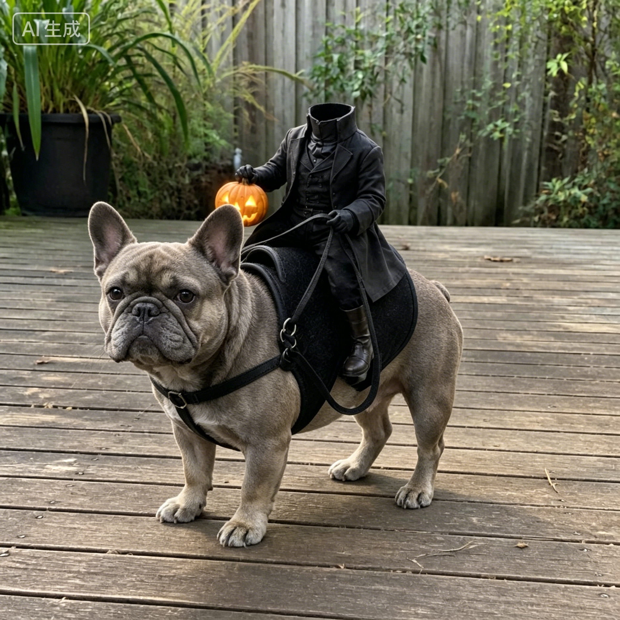 The Headless Horseman Rider Pet Costume