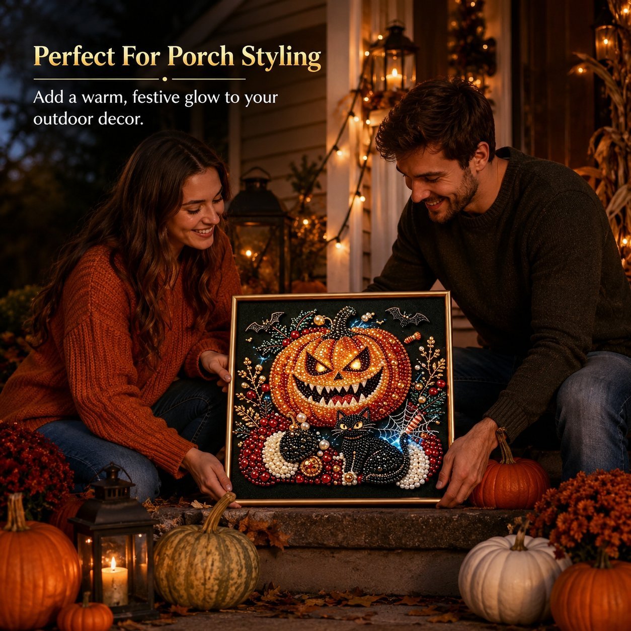 Buy 2 FREE SHIPPING & Extra 10% OFF✈ - DIY Dark Halloween Diamond Painting Kit