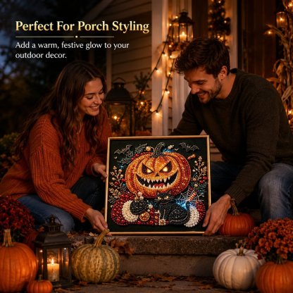 Buy 2 FREE SHIPPING & Extra 10% OFF✈ - DIY Dark Halloween Diamond Painting Kit