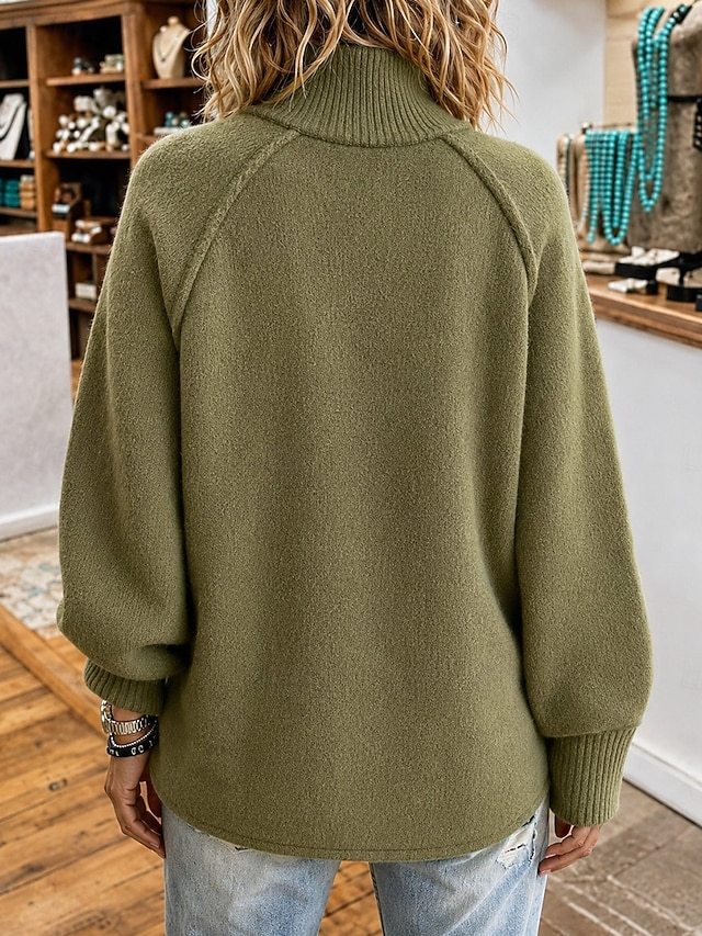 Double Zip Stand Collar Knit Cardigan
