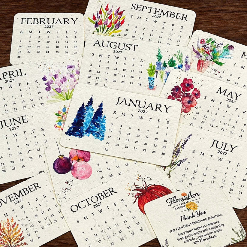 ✨2026 Early Black Friday Sale 50% OFF🌱Eco-Friendly Plantable “Timeless” Seed Calendar 2027