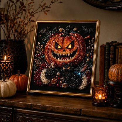 Buy 2 FREE SHIPPING & Extra 10% OFF✈ - Premium 3D Pearl Dark Gothic Diamond Painting Art Kit