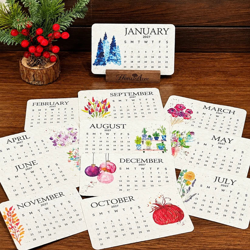 ✨2026 Early Black Friday Sale 50% OFF🌱Eco-Friendly Plantable “Timeless” Seed Calendar 2027