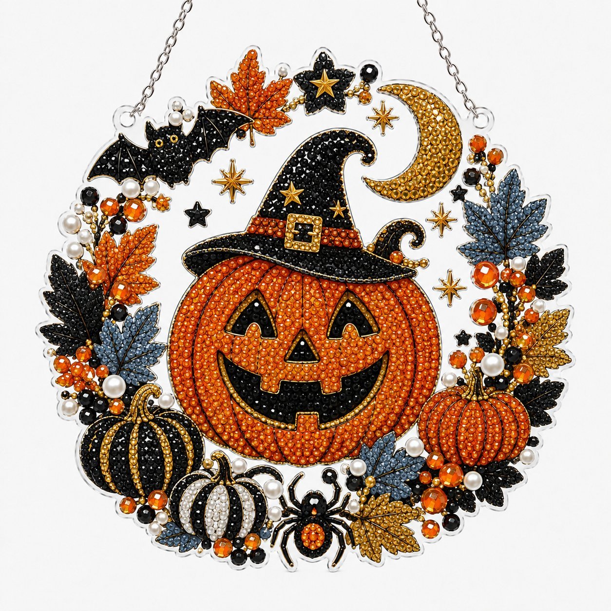 ✈Buy 2 FREE SHIPPING & Extra 10% OFF - 👻✨ DIY Spooky Hanging Ornament Kit | Cute Handmade Decor for Holidays, Parties & Home Displays
