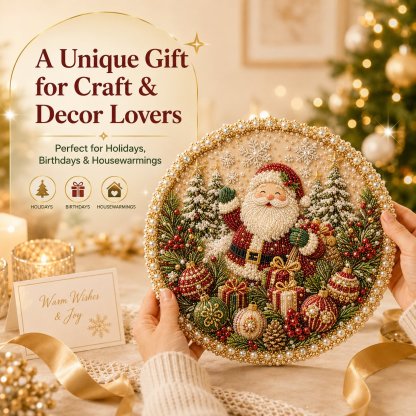 ✨ 4 Seasons & Holiday Pearl Art Hanging Wreath Kit | Premium Coated Canvas DIY Seasonal Decor 💎