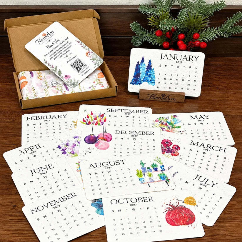 ✨2026 Early Black Friday Sale 50% OFF🌱Eco-Friendly Plantable “Timeless” Seed Calendar 2027