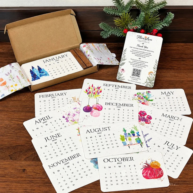 ✨2026 Early Black Friday Sale 50% OFF🌱Eco-Friendly Plantable “Timeless” Seed Calendar 2027
