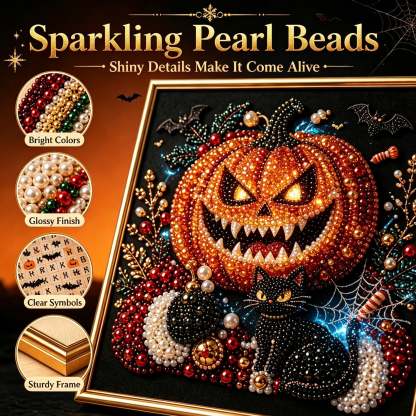 Buy 2 FREE SHIPPING & Extra 10% OFF✈ - Premium 3D Pearl Dark Gothic Diamond Painting Art Kit