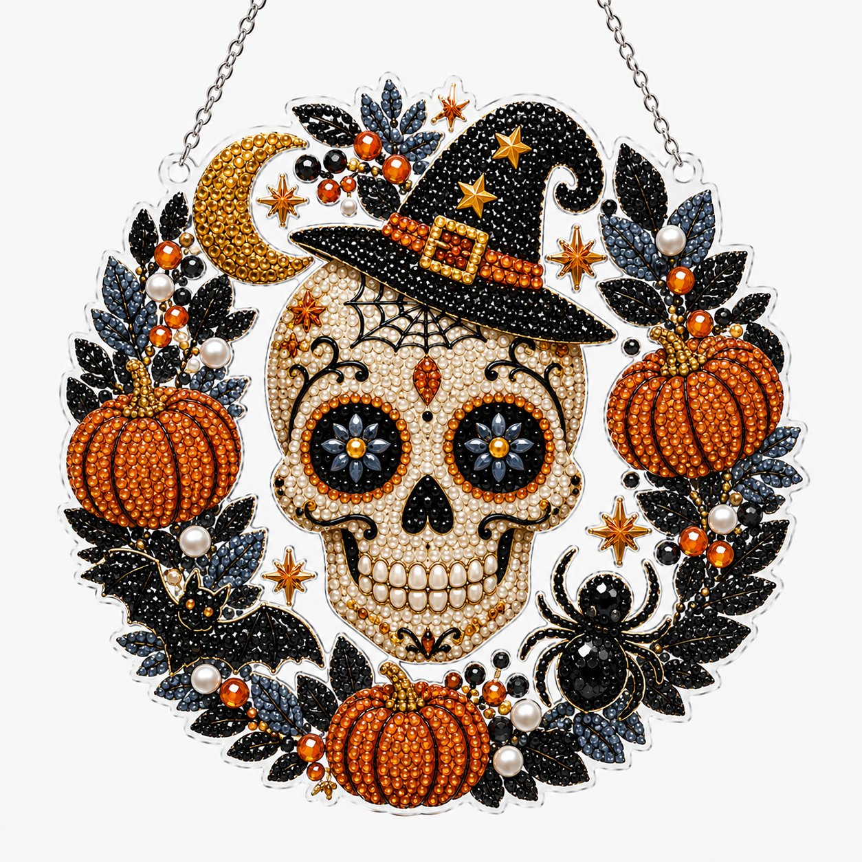 ✈Buy 2 FREE SHIPPING & Extra 10% OFF - 👻✨ DIY Spooky Hanging Ornament Kit | Cute Handmade Decor for Holidays, Parties & Home Displays