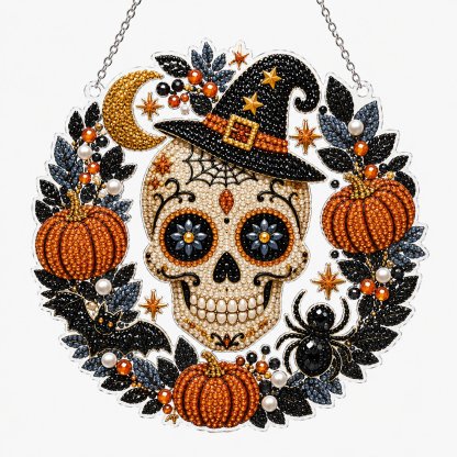✈Buy 2 FREE SHIPPING & Extra 10% OFF - 👻✨ DIY Spooky Hanging Ornament Kit | Cute Handmade Decor for Holidays, Parties & Home Displays
